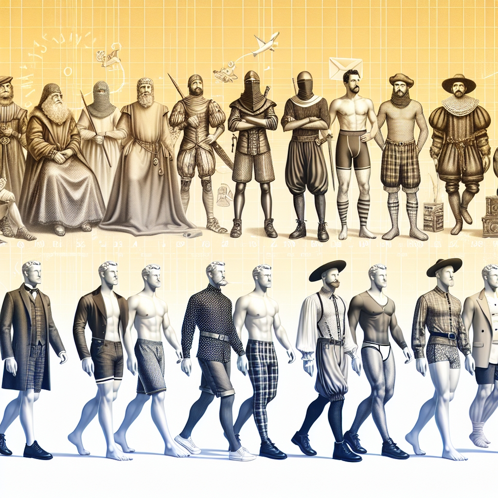 Historia bielizny męskiej – od średniowiecza do współczesności.